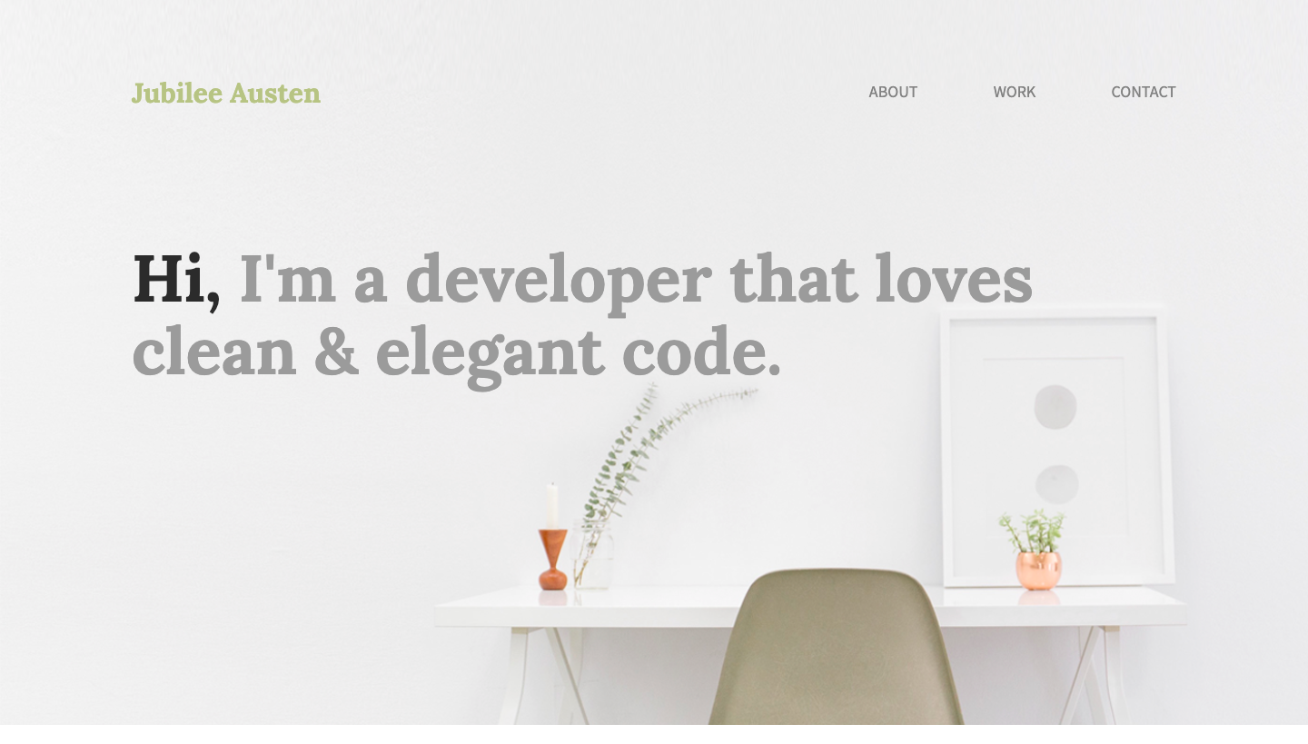 Portfolio Page